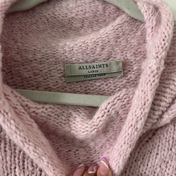 ALL SAINTS pink sweater - Picture 2 of 3